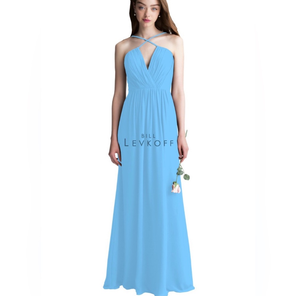Bill Levkoff Light Blue Dress